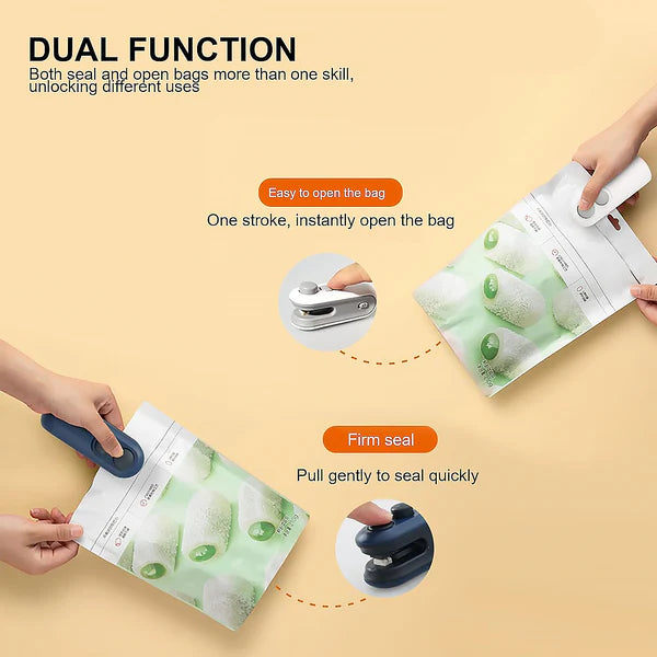 Automatic 2 in 1 Portable USB Mini Bag Sealing & Cutting Machine